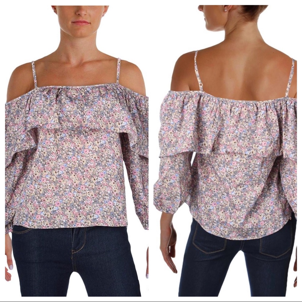 Walter Baker Pamela Floral Print Tiered Blouse
